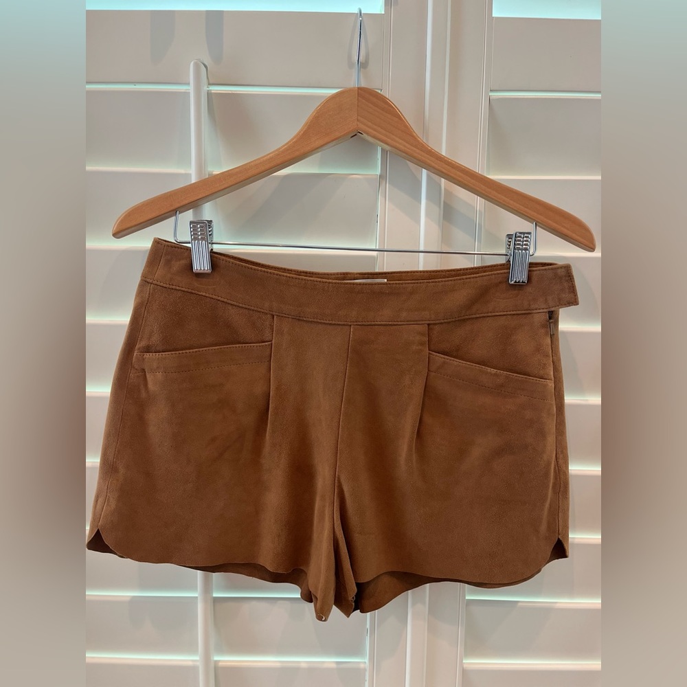 Joie Goat leather shorts Size 2